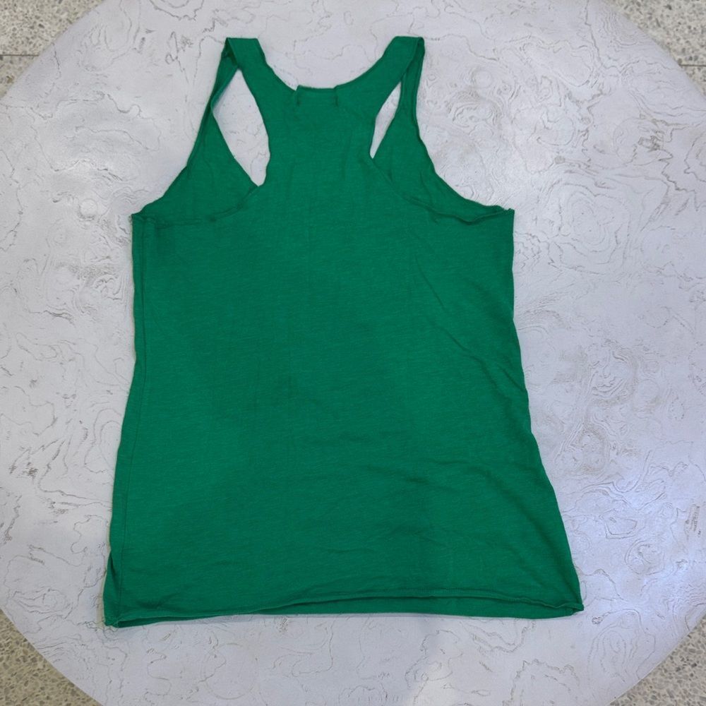 GAMEDAY‎ COUTURE University of Miami Hurricanes Green Tank Top Sequin S - Picture 3 of 3